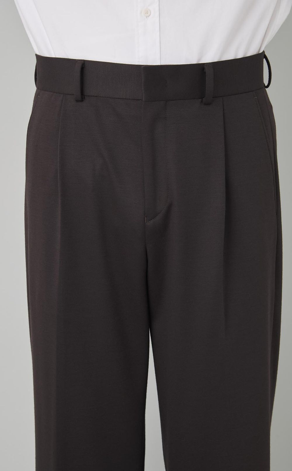 モクロディワイドテーパードパンツ