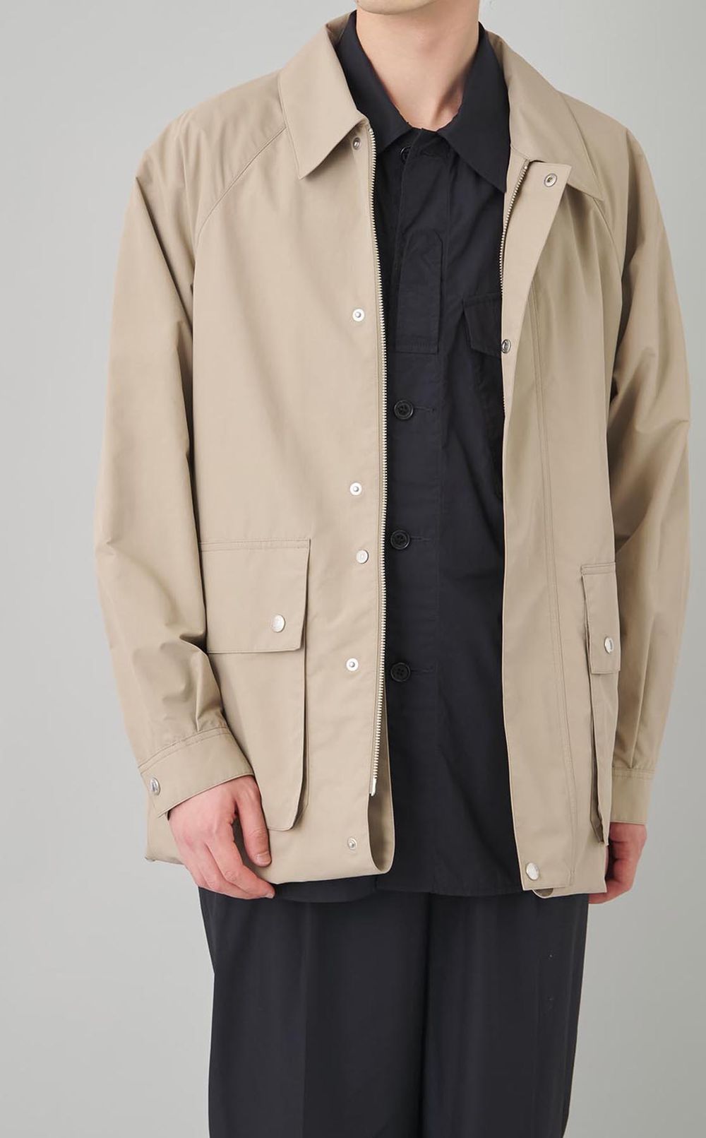 タフタ2wayロングコート