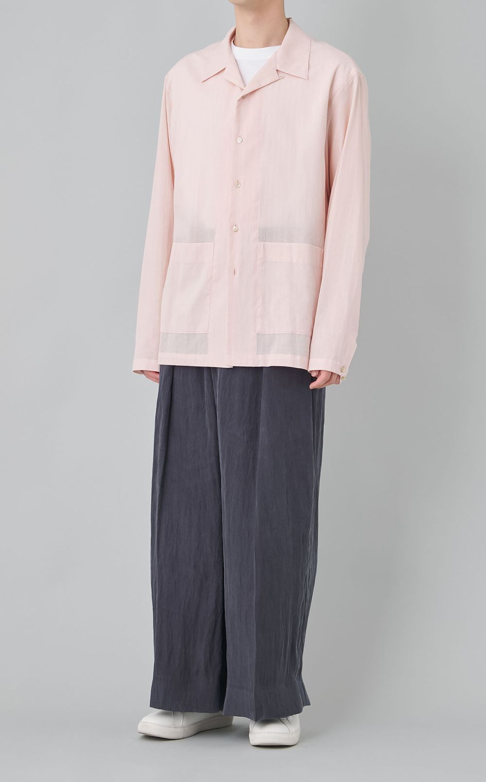 オープンカラーシャツジャケット