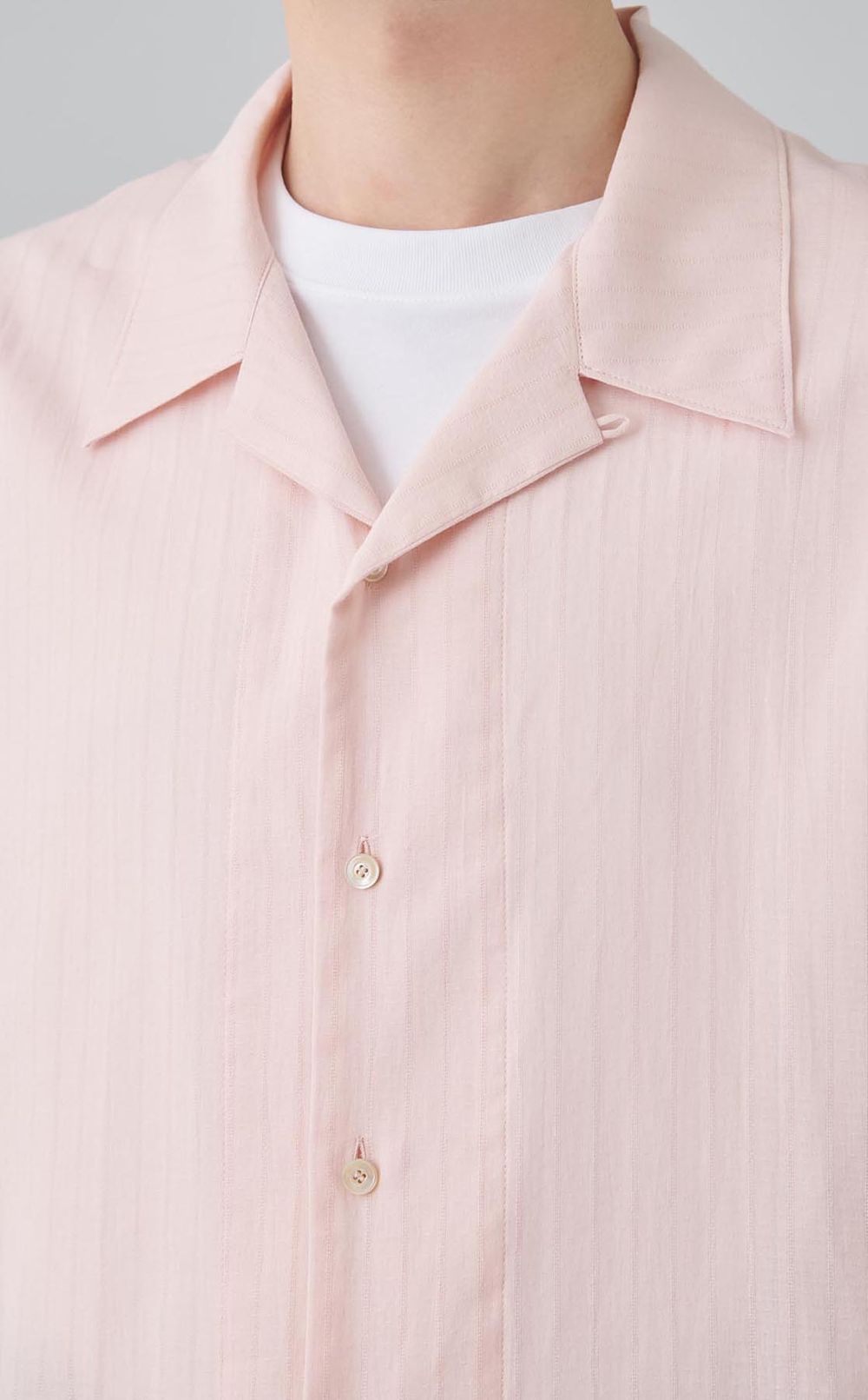 オープンカラーシャツジャケット