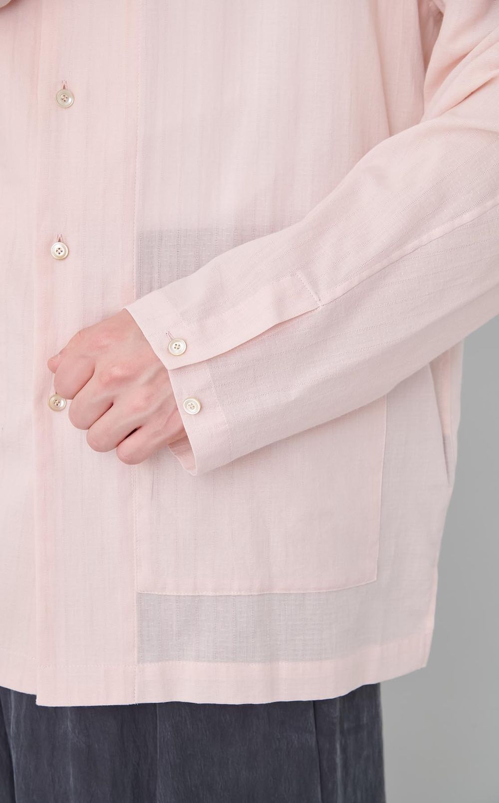 オープンカラーシャツジャケット