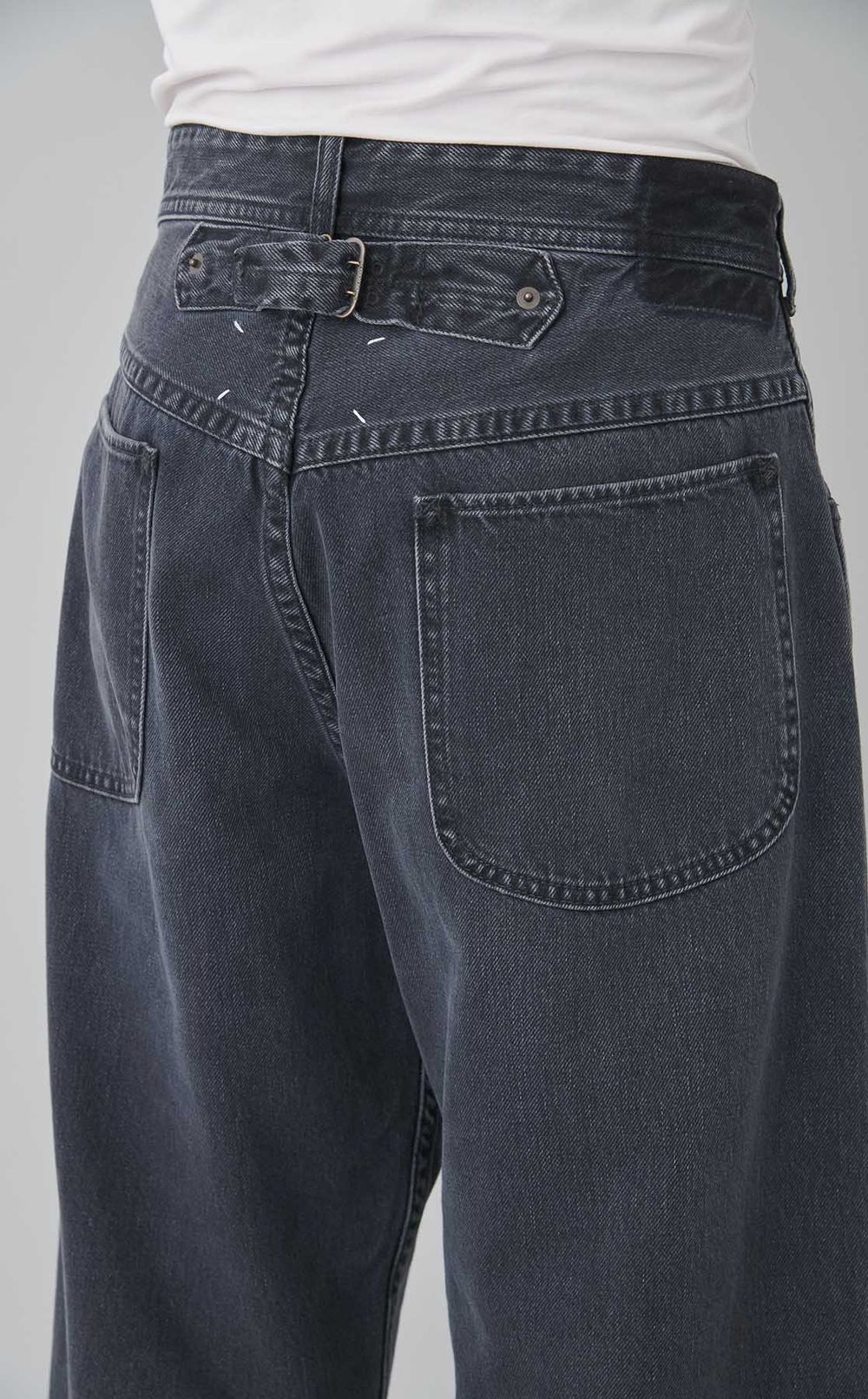 クロップド5ポケットデニムパンツ