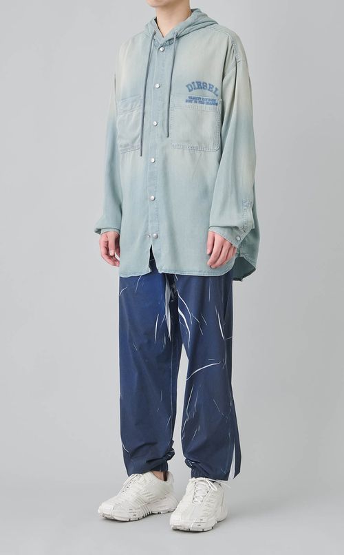 プリンテッドナイロンパンツ