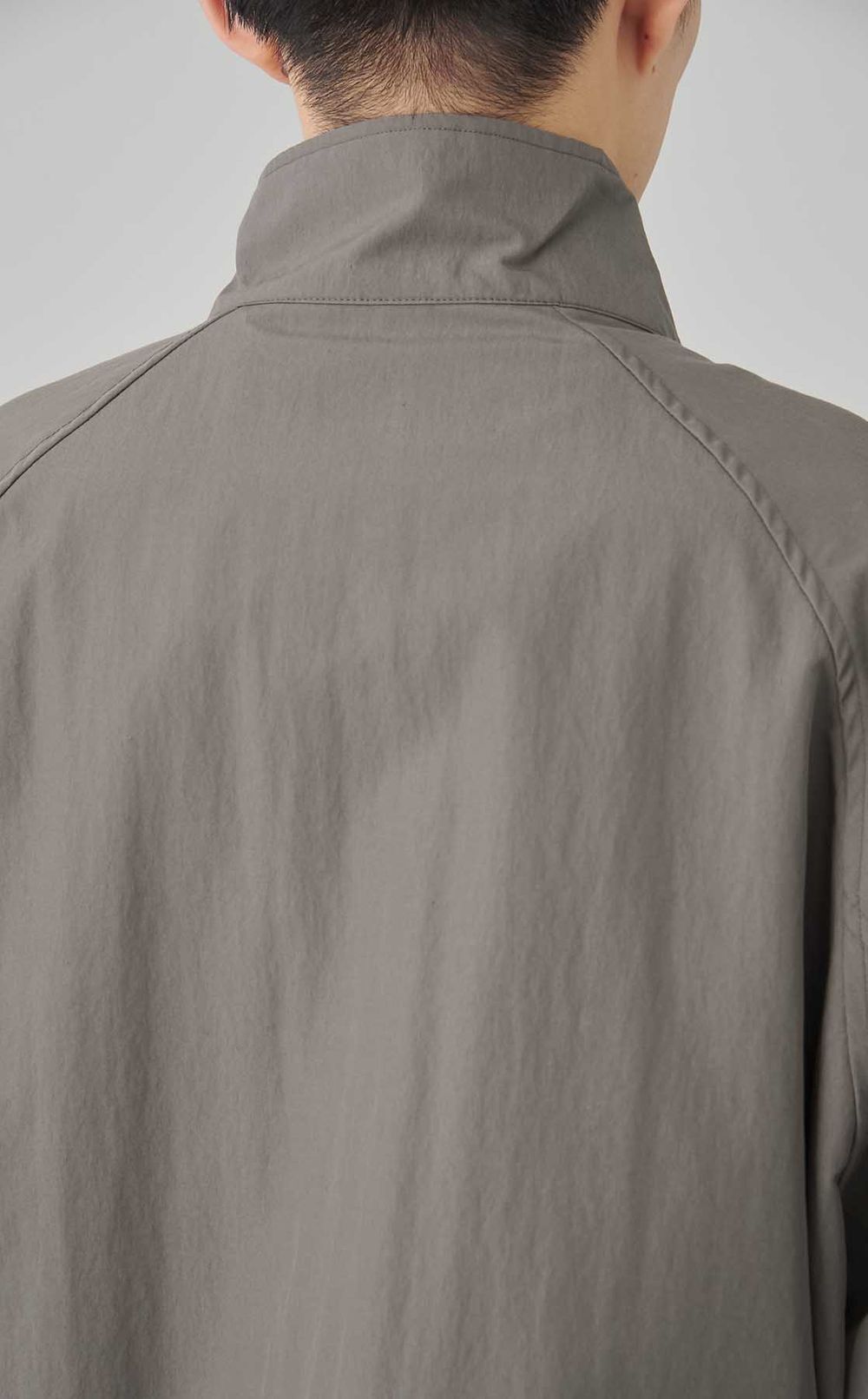 コットンナイロンハリントンジャケット