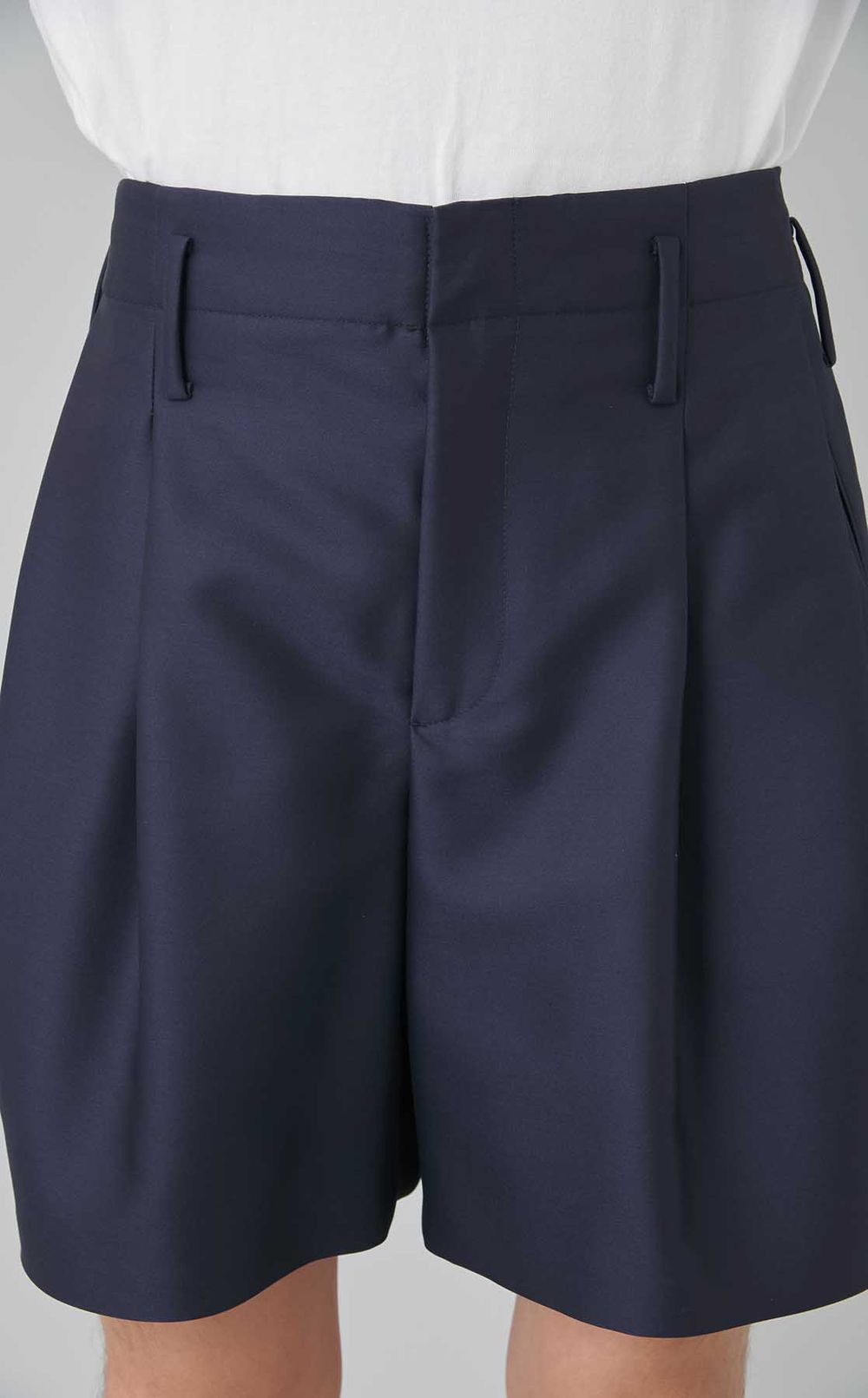テーラードタックショートパンツ