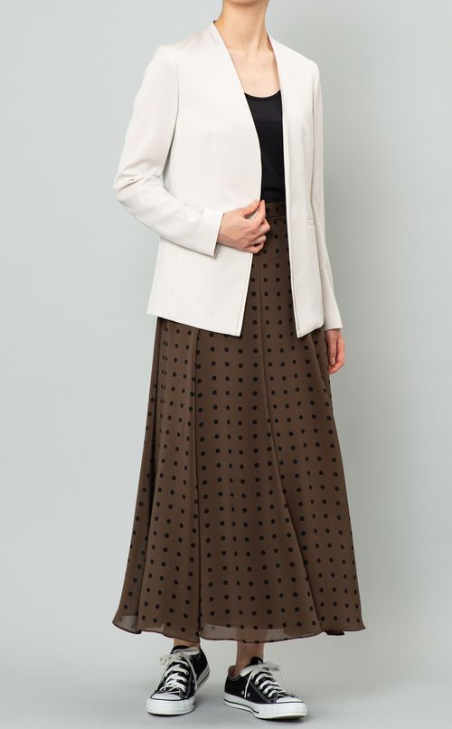 ストレッチカラーレスジャケット