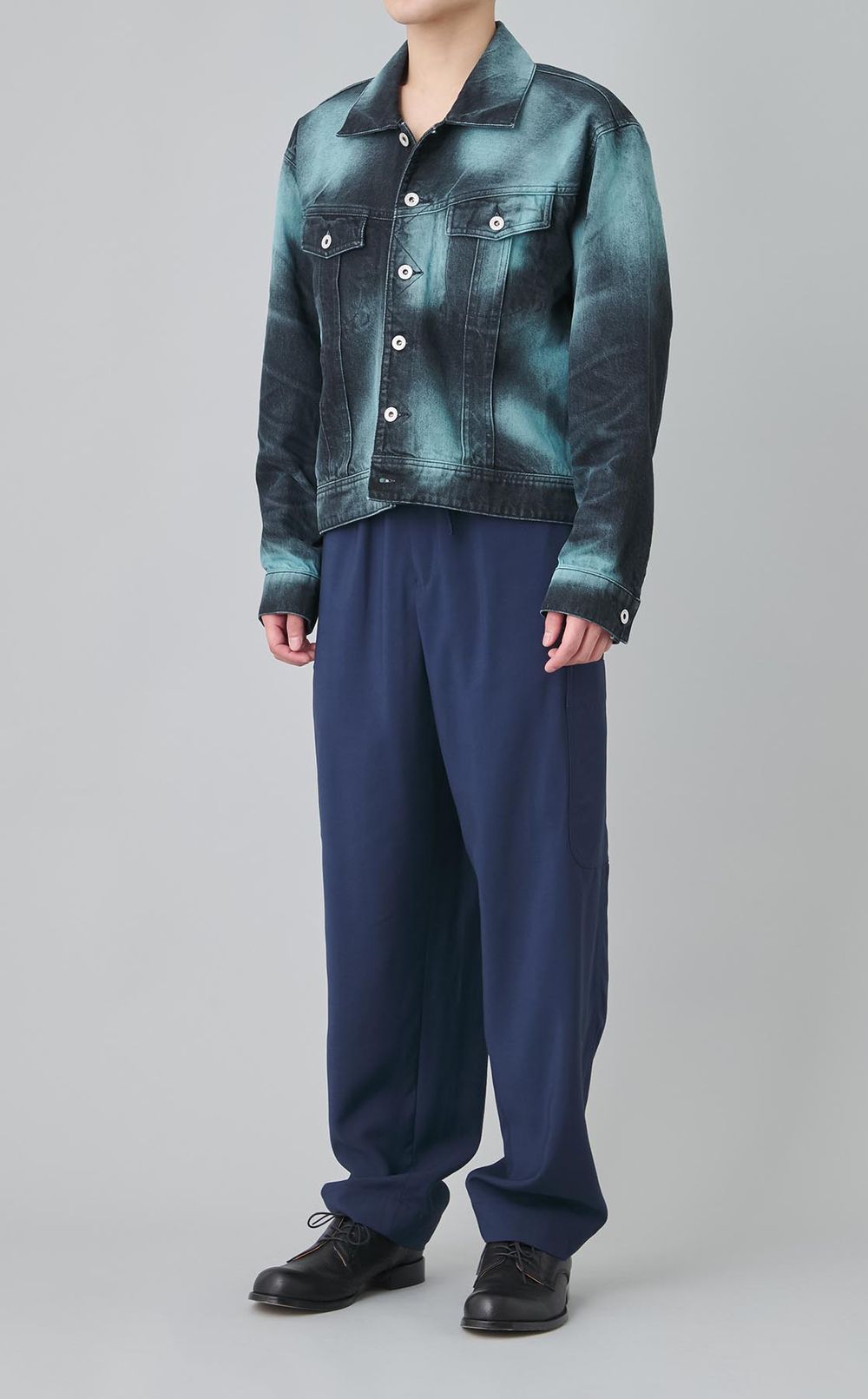 オーバーダイデニムトラッカージャケット