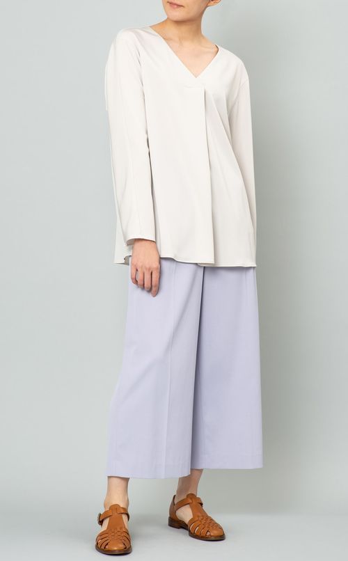 タックワイドパンツ