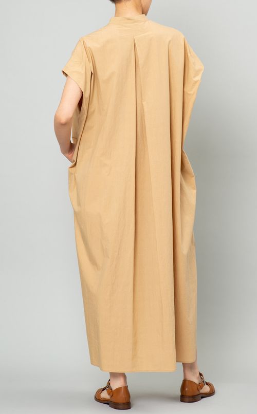 ノースリーブシャツワンピース