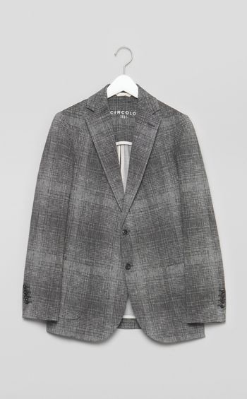 デニムプリントジャケット