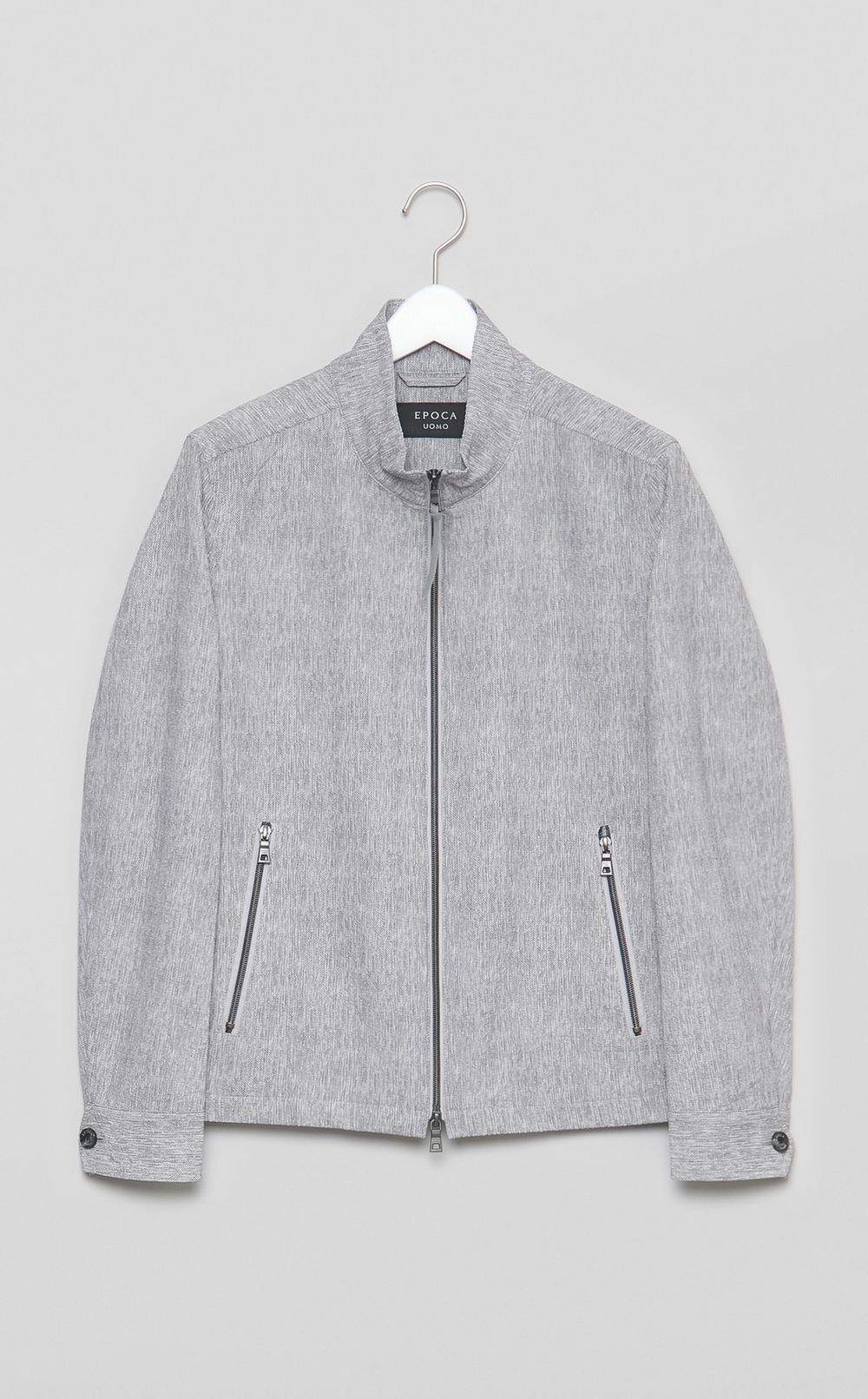 ジップアップスタンドブルゾン