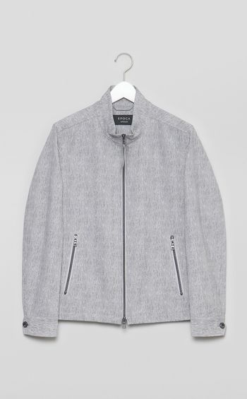 ジップアップスタンドブルゾン