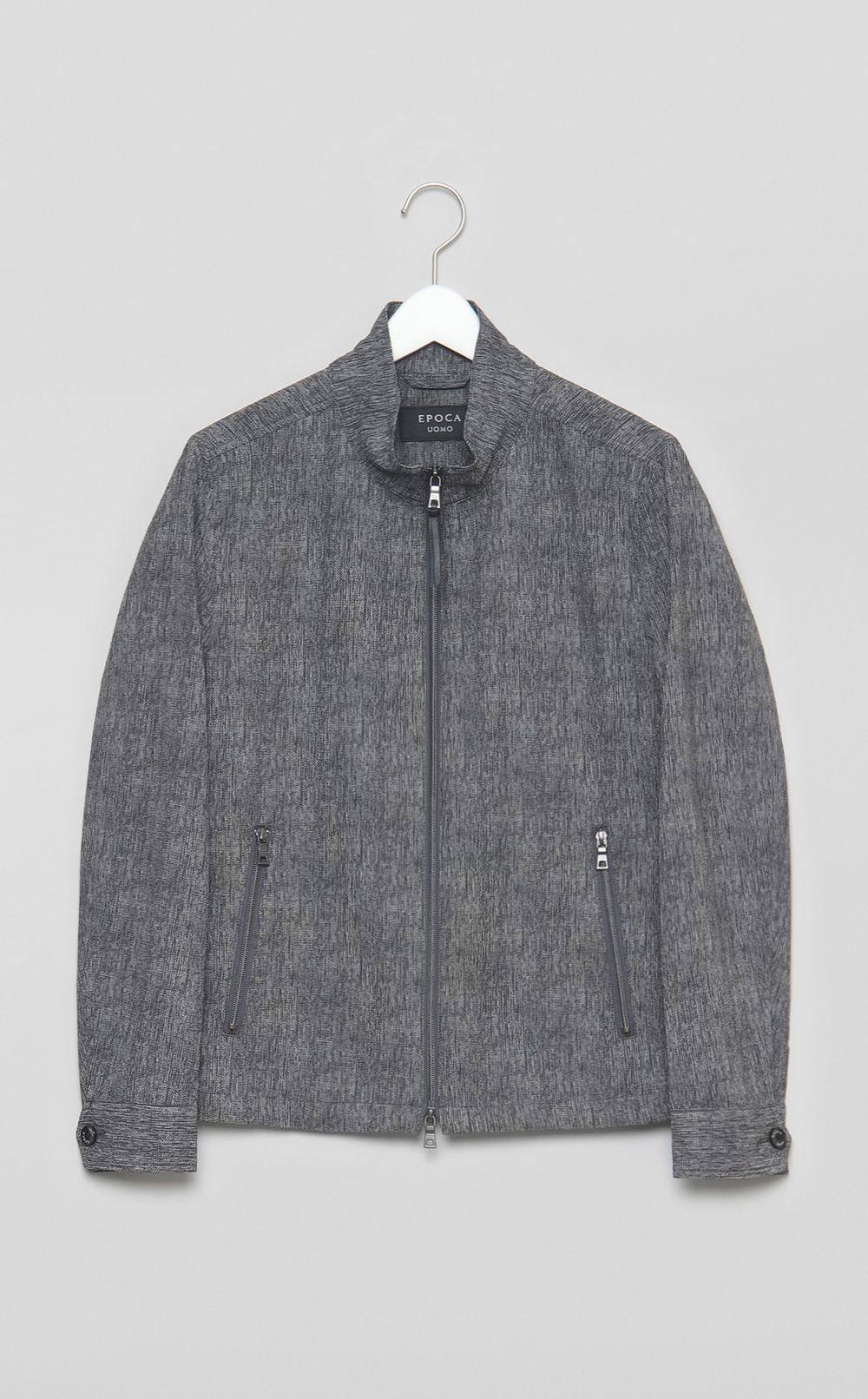 ジップアップスタンドブルゾン