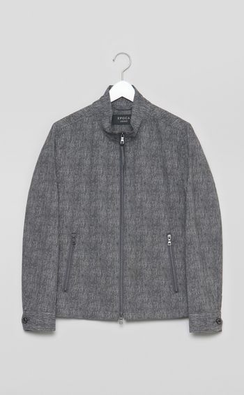 ジップアップスタンドブルゾン