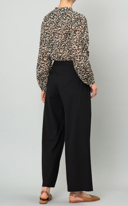 ウエストリボンドレスアップパンツ