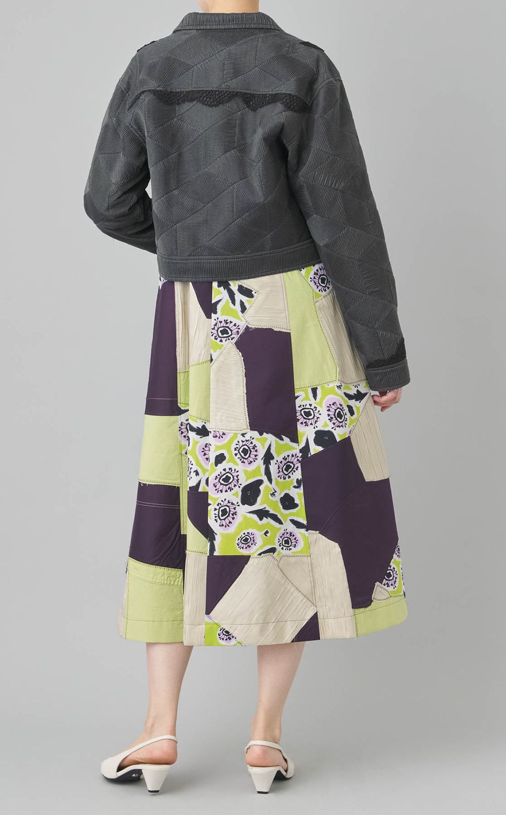 【roop】ダイヤパッチワークジャケット