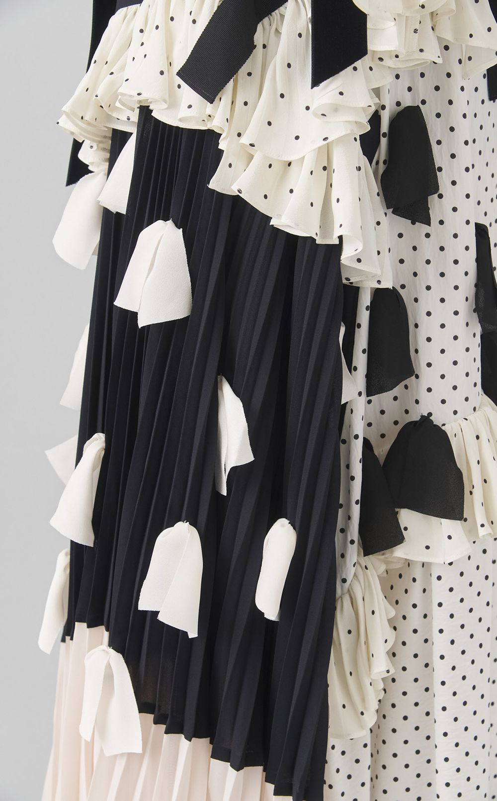 【roop】トリプルコンビドットドレス