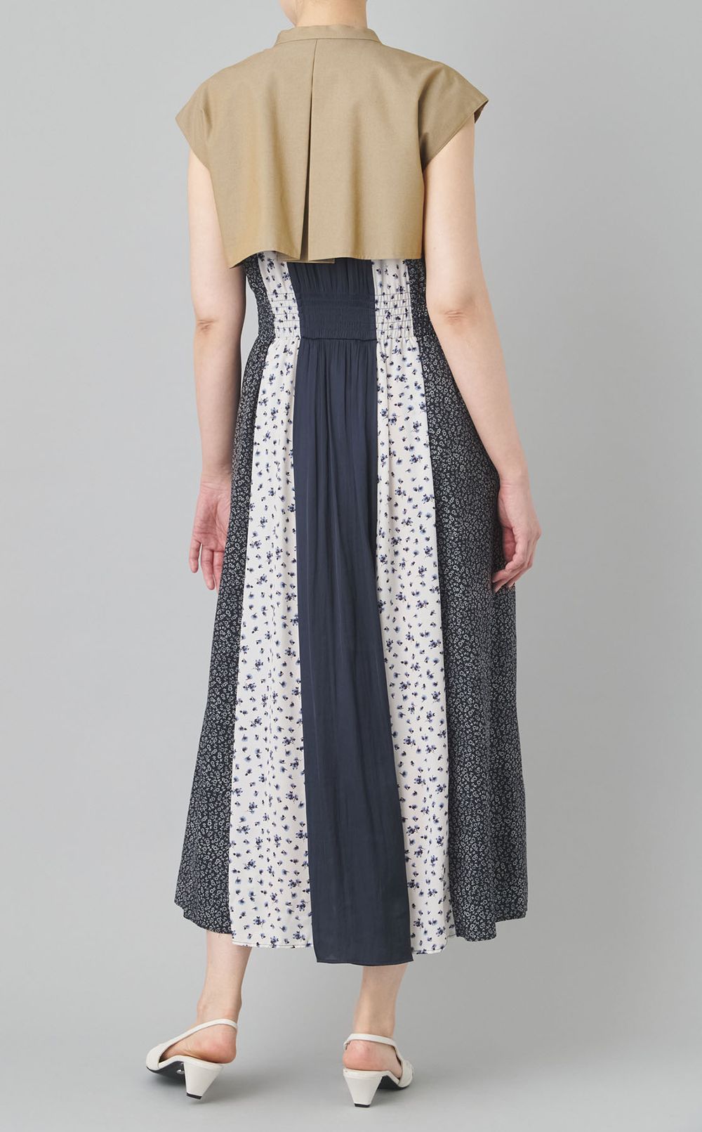 【roop】ドッキングトレンチワンピース-B