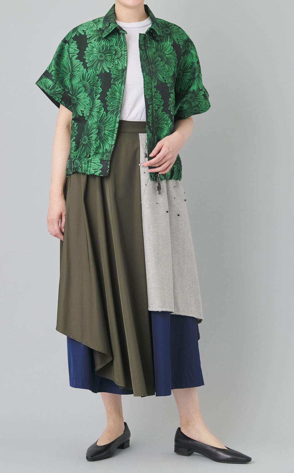 【roop】ジャガードブルゾン