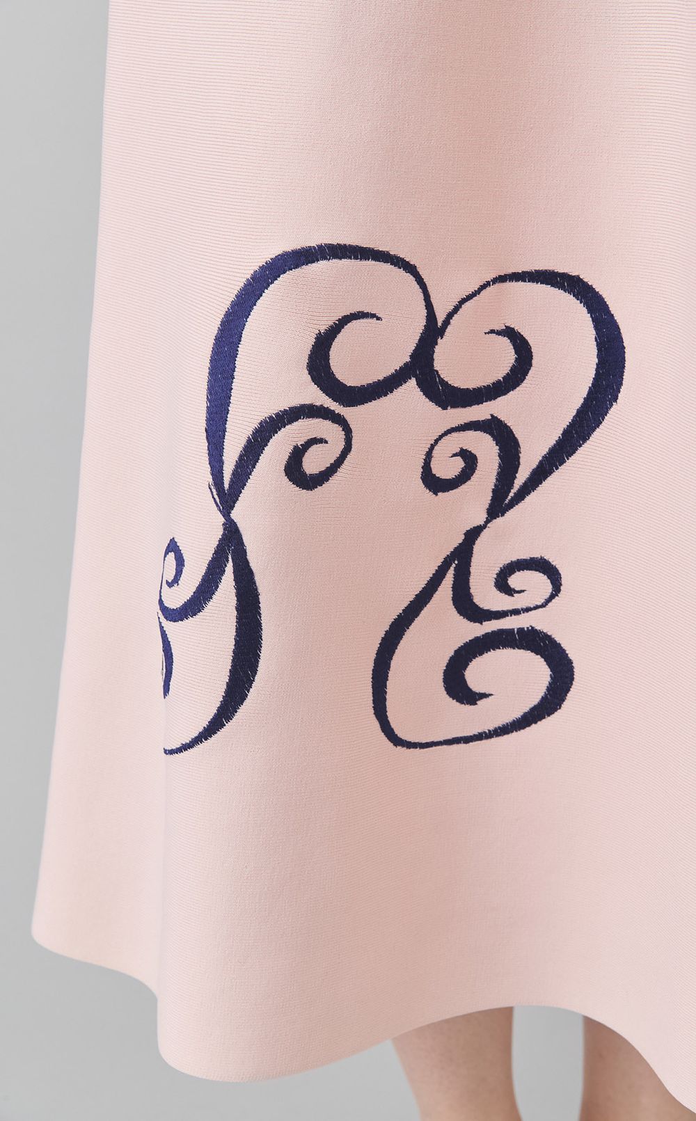 【roop】エンブロイダリーニットスカート