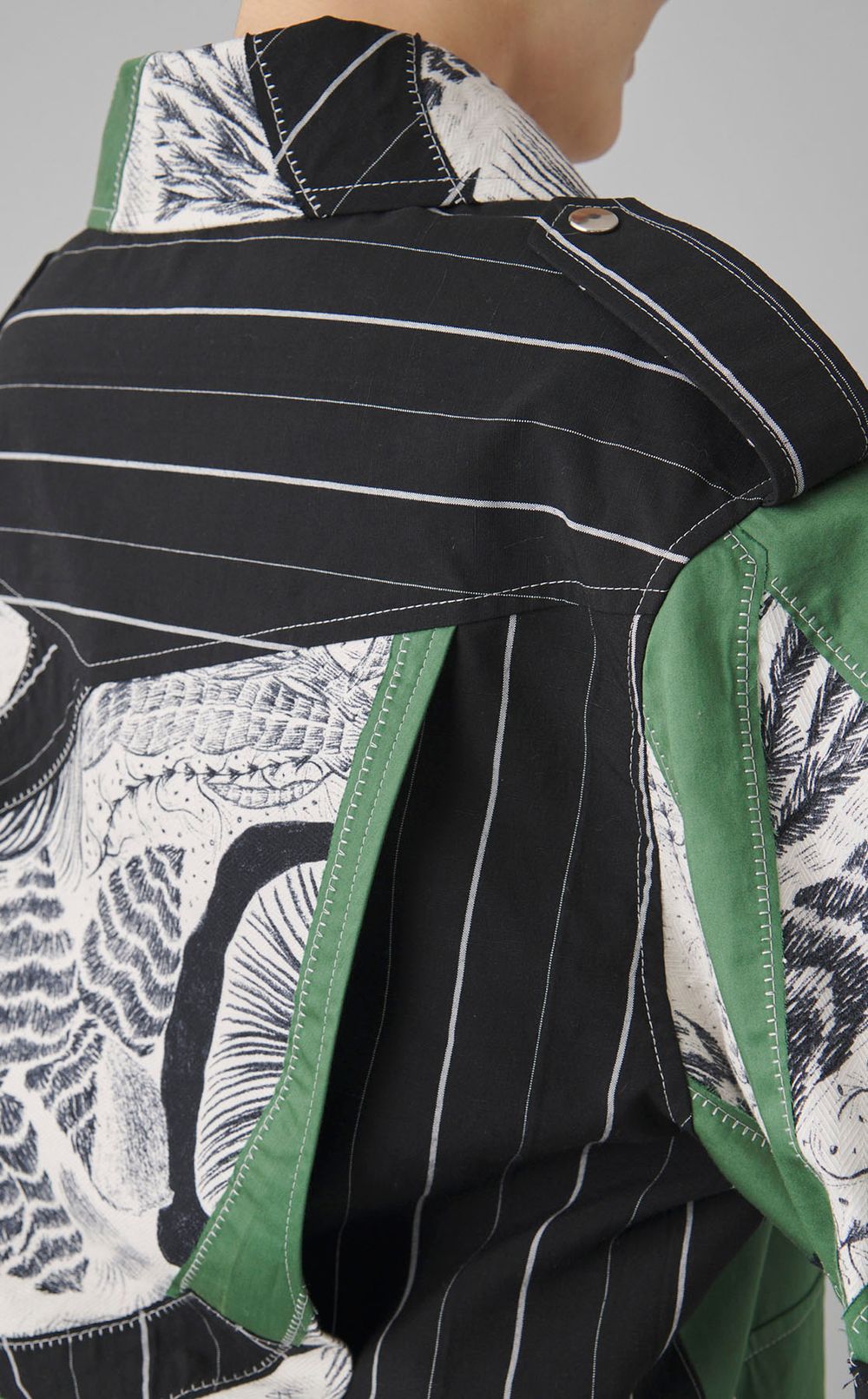 【roop】パフスリーブライダースジャケット