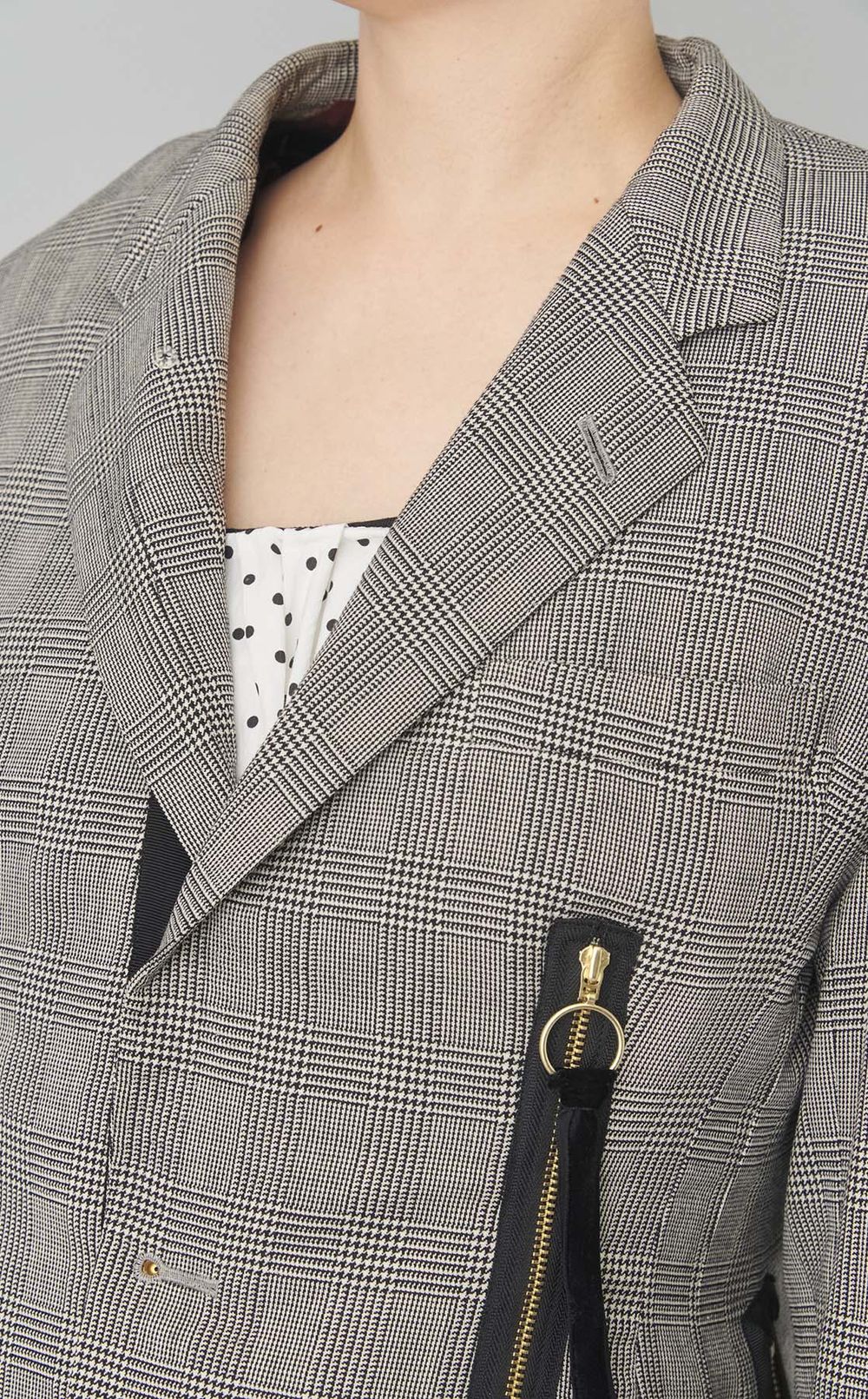 【roop】グレンチェックジャケット