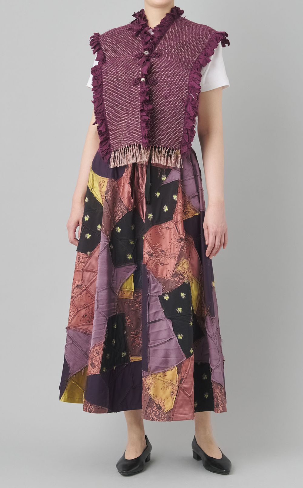 【roop】裂織ショールトップス