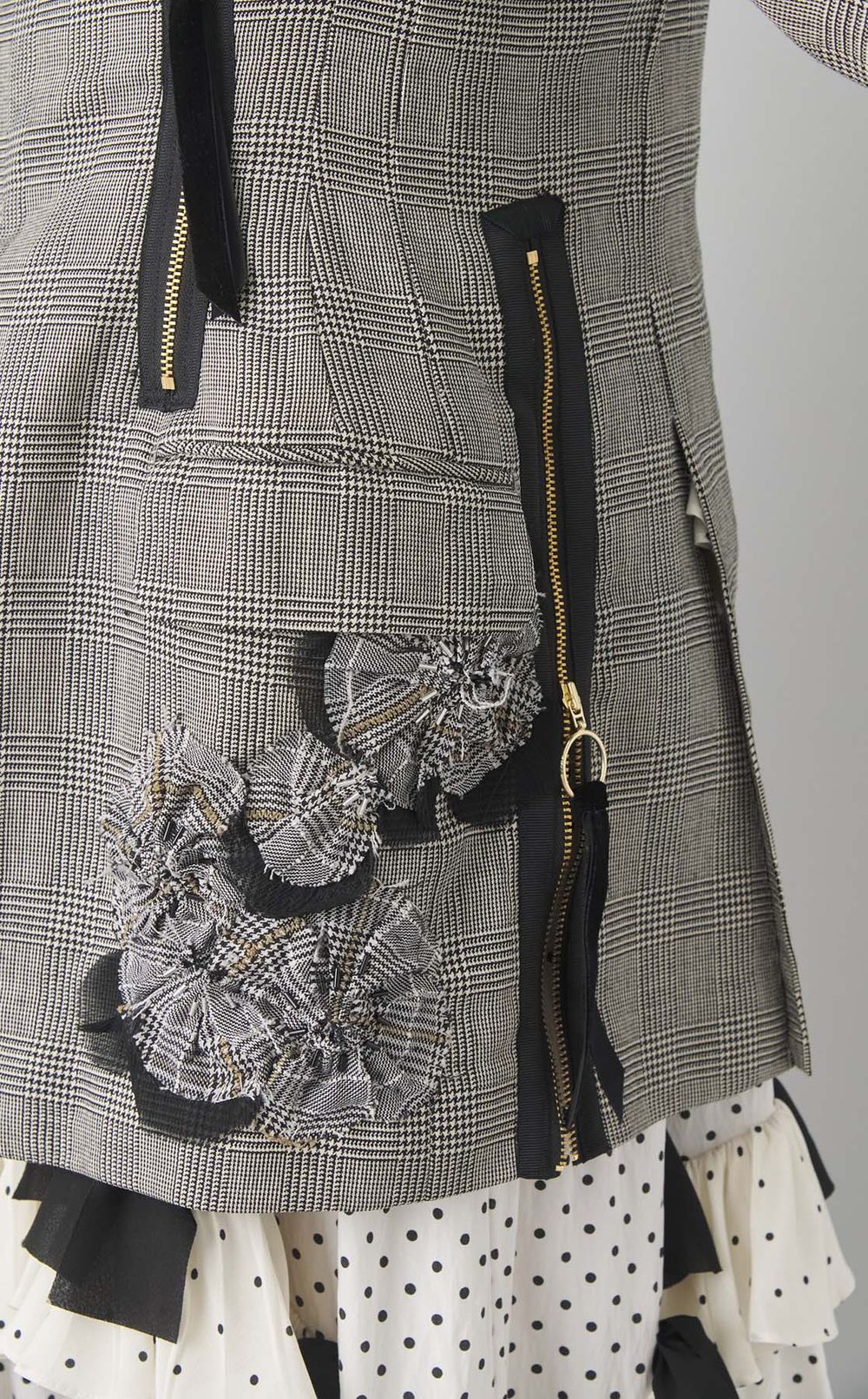 【roop】グレンチェックジャケット