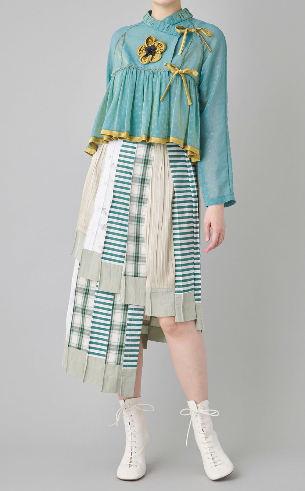 【roop】巻きプリーツスカート