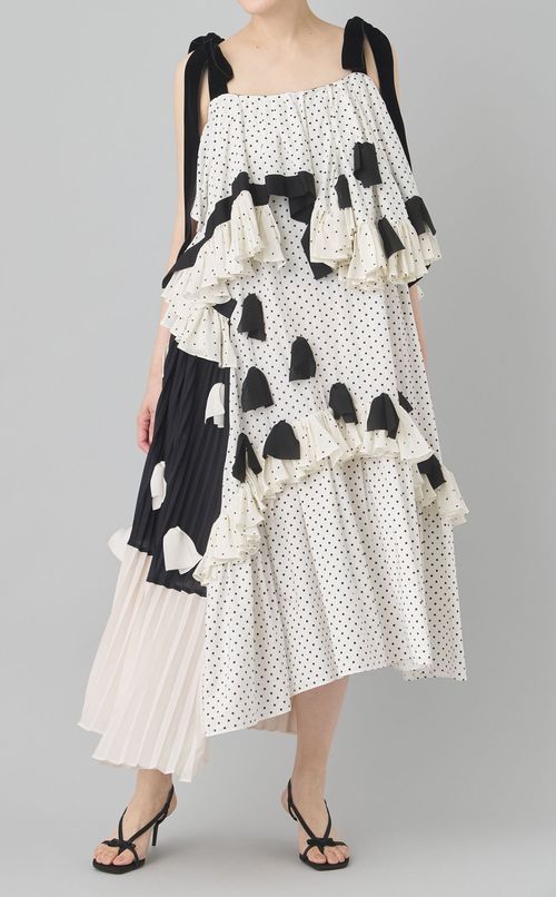 【roop】トリプルコンビドットドレス