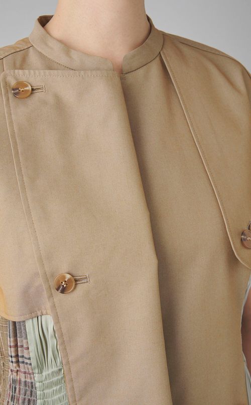 【roop】ドッキングトレンチワンピース-A