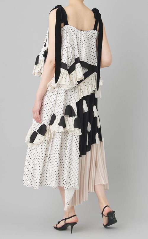 【roop】トリプルコンビドットドレス