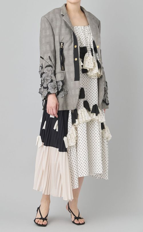 【roop】トリプルコンビドットドレス