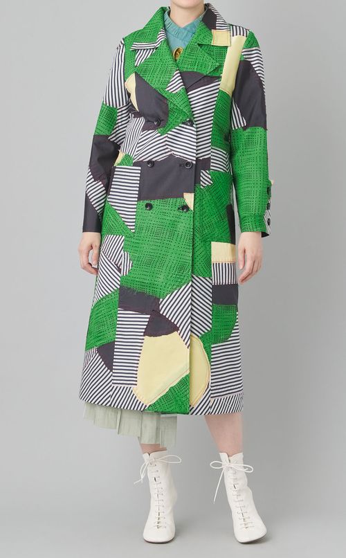 【roop】パッチワークコート