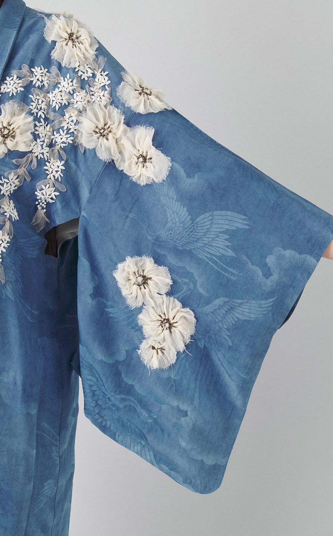 furuta｜【roop】藍染&手刺繍の着物の羽織