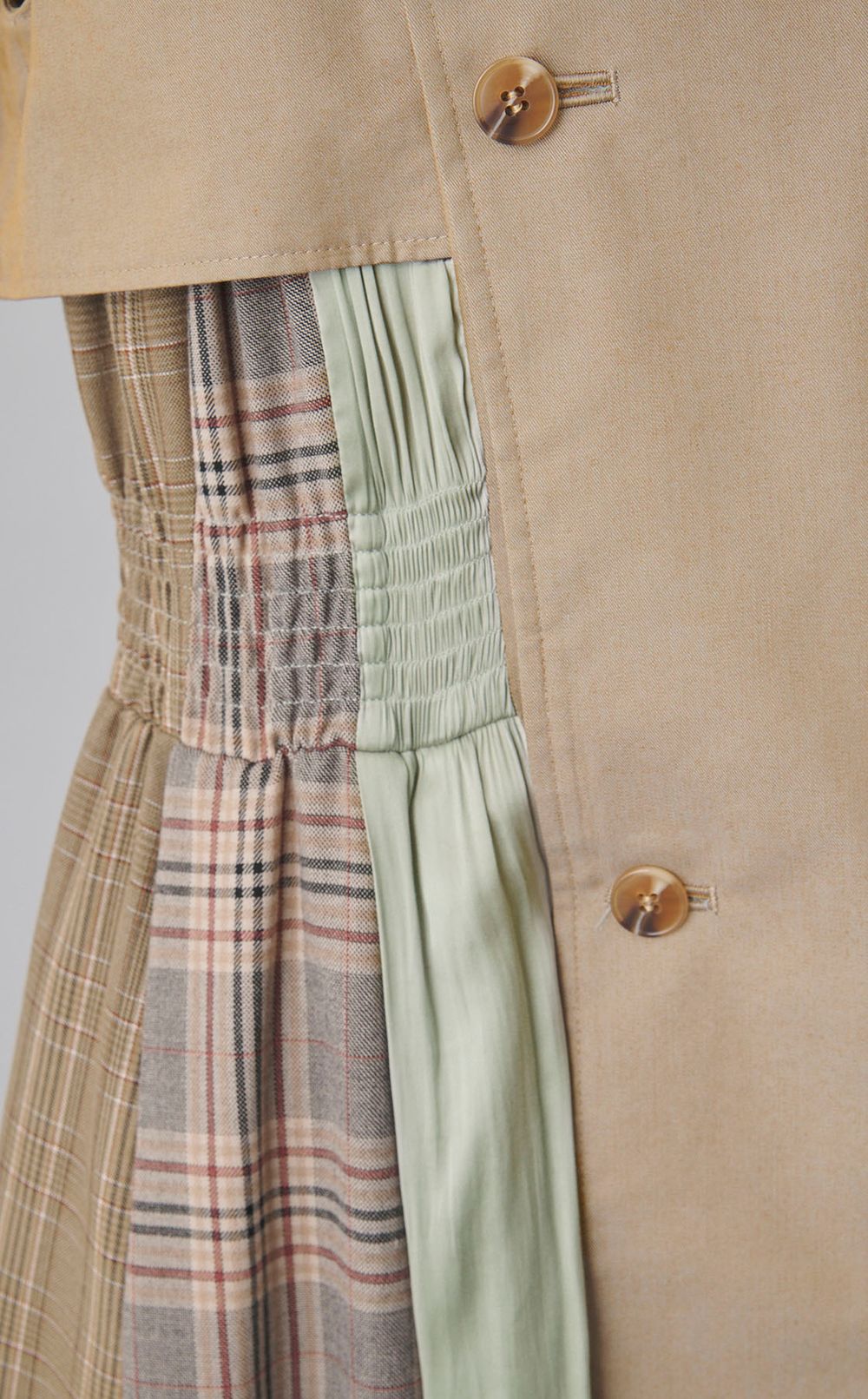 【roop】ドッキングトレンチワンピース-A