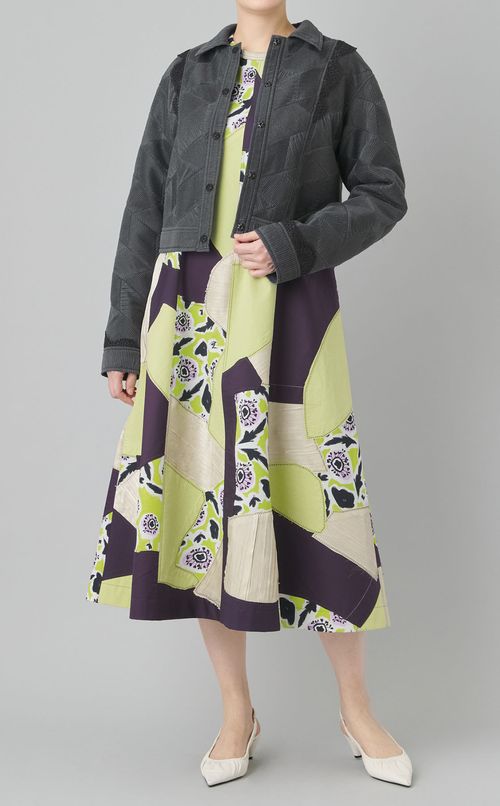 【roop】ダイヤパッチワークジャケット