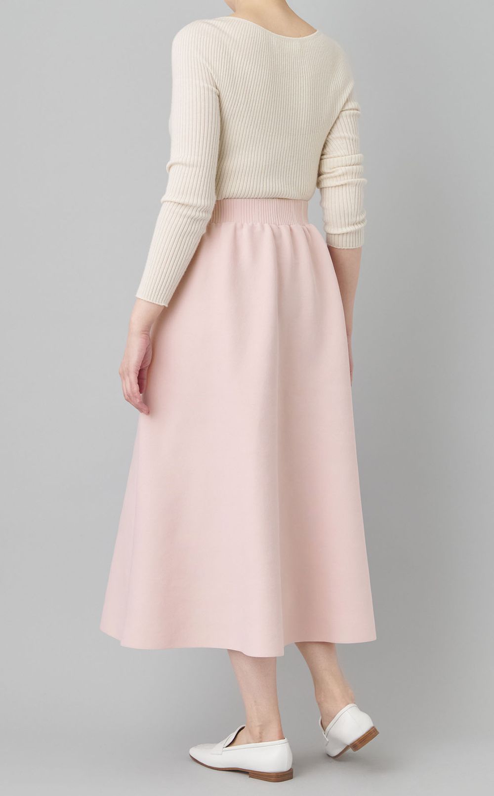 【roop】エンブロイダリーニットスカート