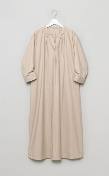 ボリュームスリーブスキッパーワンピース