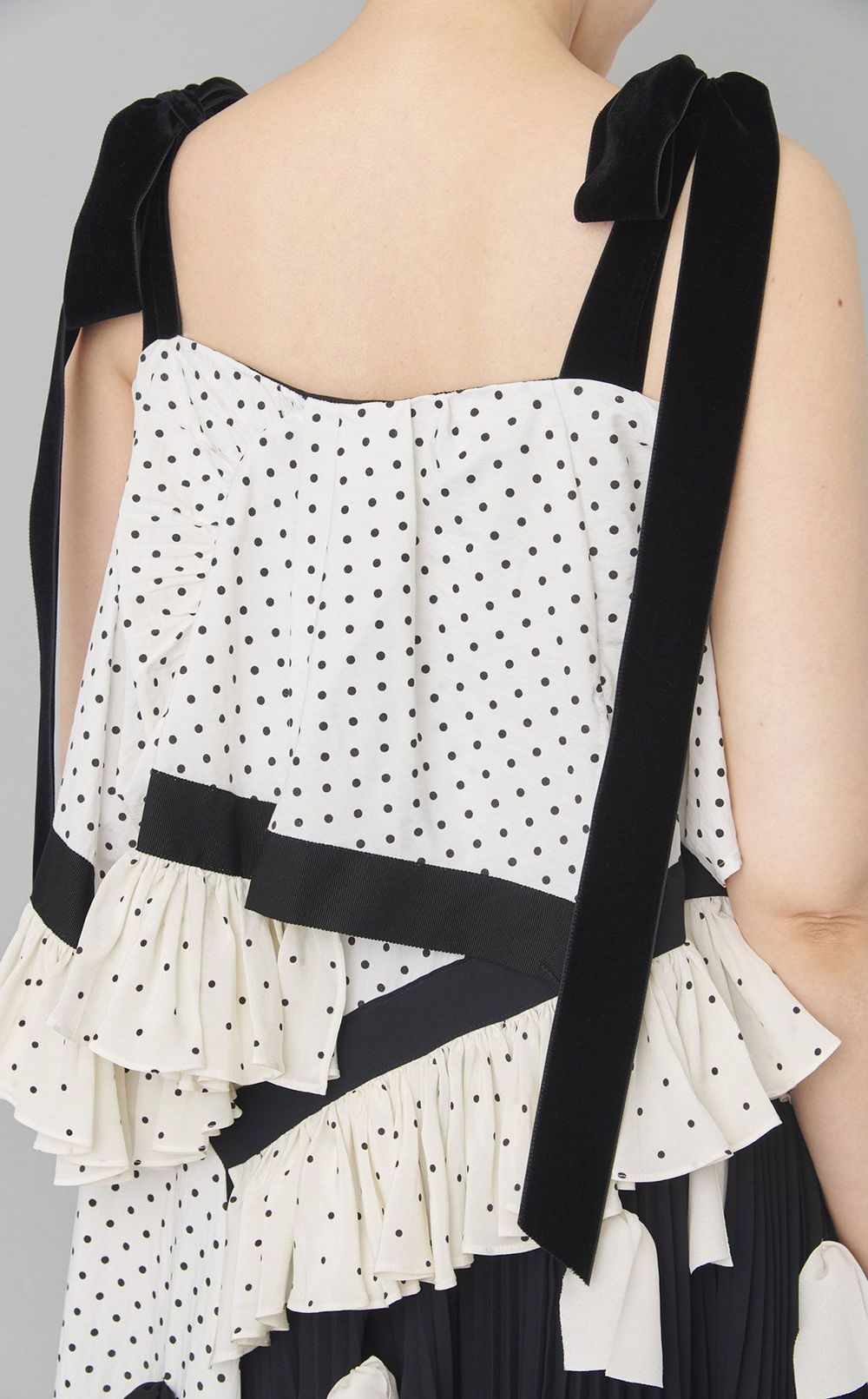 【roop】トリプルコンビドットドレス