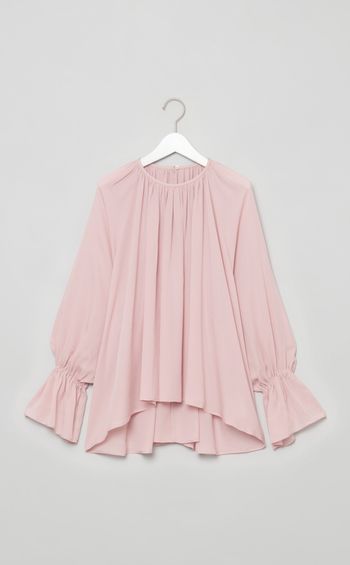 シルクキャンディスリーブブラウス