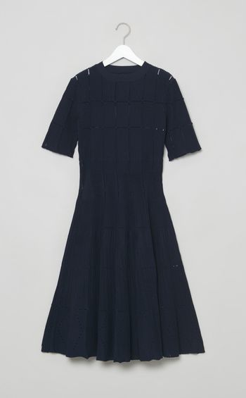 ダイヤヘムニットワンピース