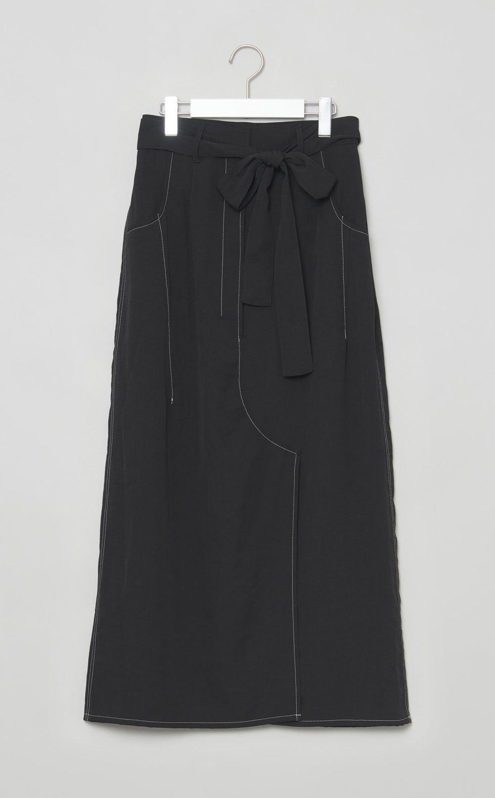 ウエストリボンステッチスカート