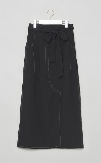 ウエストリボンステッチスカート