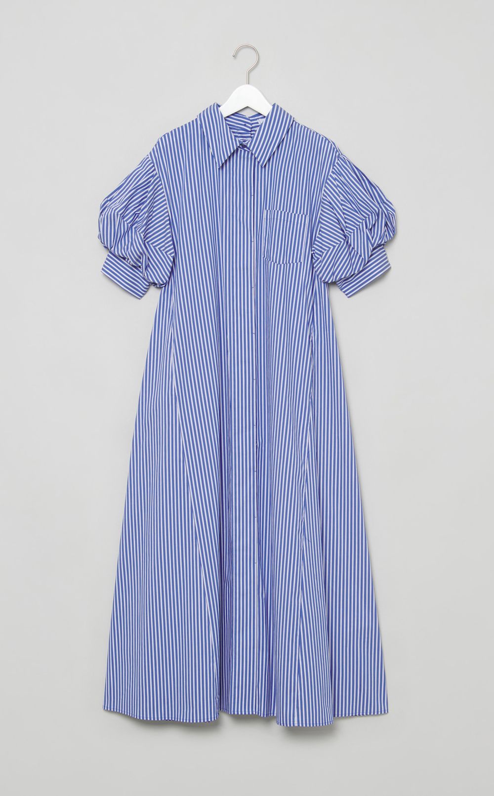 オーバーフォルムシャツワンピース