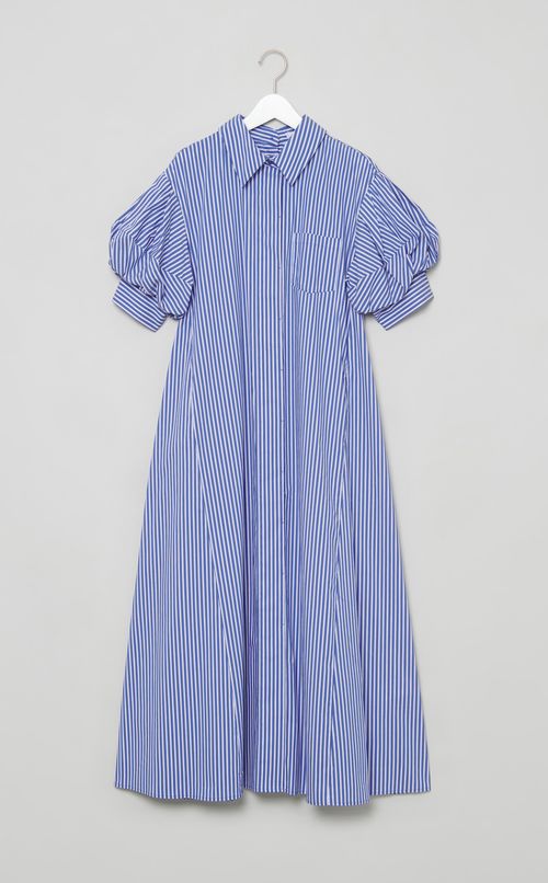 オーバーフォルムシャツワンピース