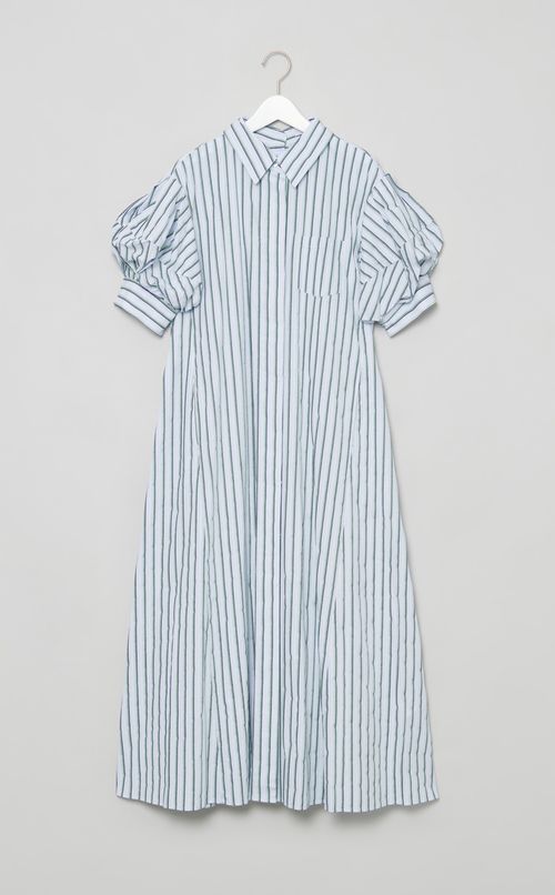 オーバーフォルムシャツワンピース