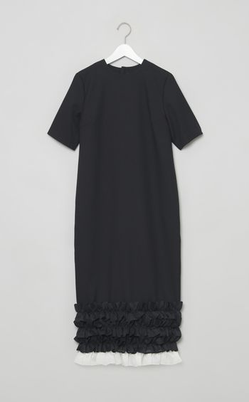 ヘムフリルコクーンワンピース