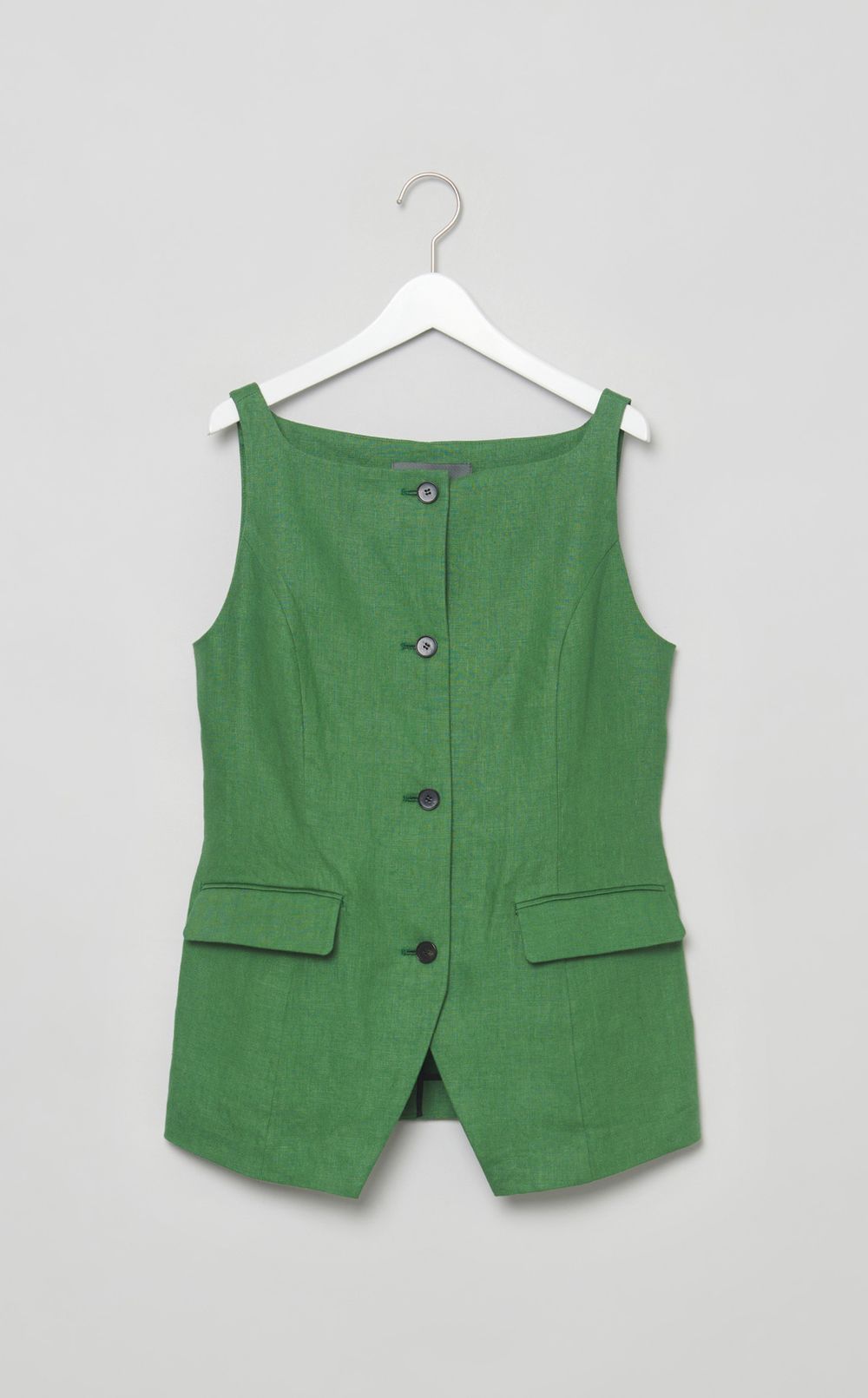 リネンオックスフォードブラウス