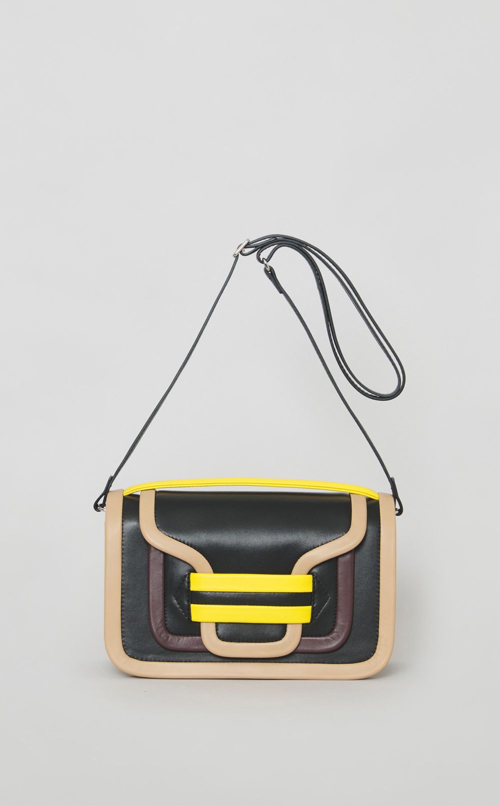 ALPHAカラーブロックハンドバッグ